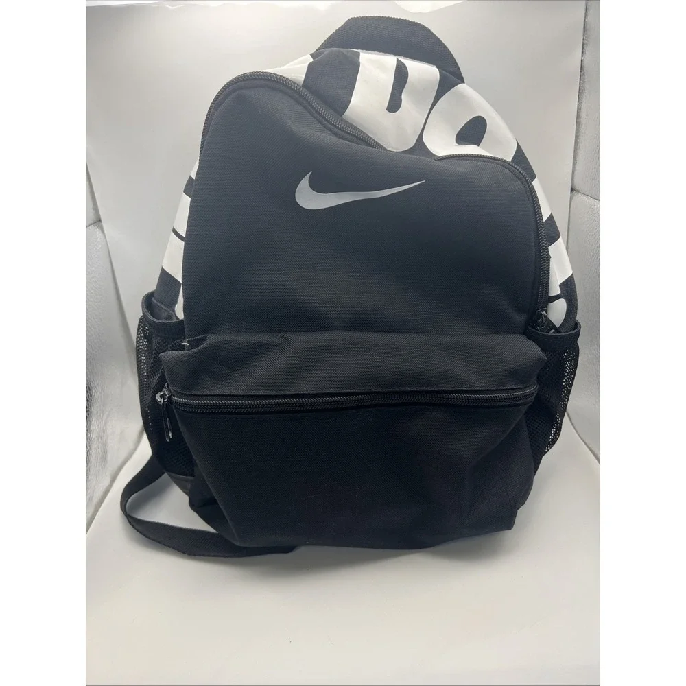 Nike Brasilia JDI Mini Backpack, Black/White Just do It